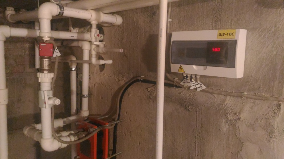 Шкаф управления горячим водоснабжением